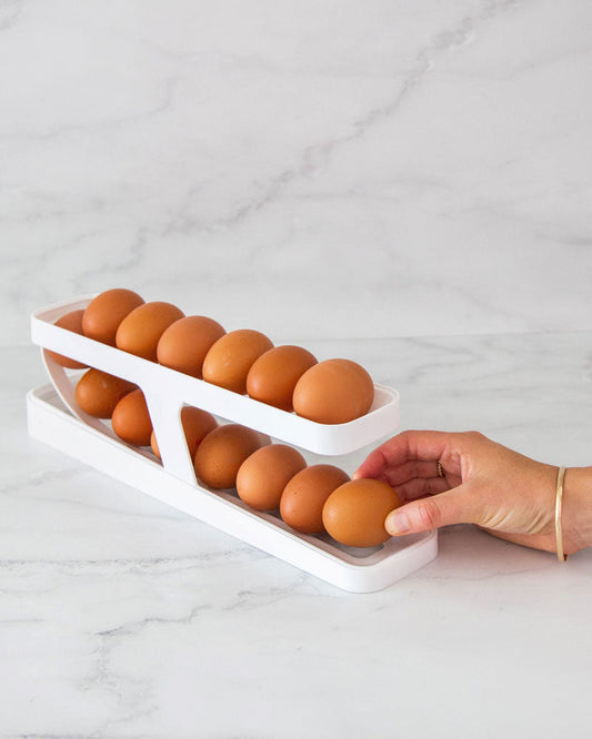 2 pcs Egg Storage Dispenser