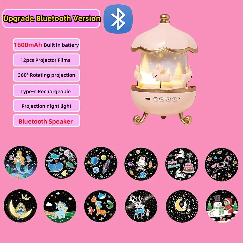 🌟💫 📽️Star Projector for Kids 12 Films Star Lights for Ceiling Projector Baby Night Lamp with Exquisite Gifts