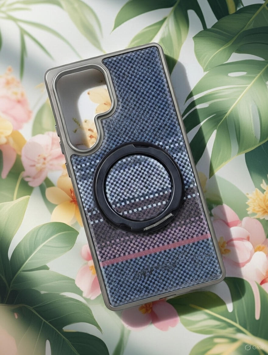 📱✨ MagEZ Case – Tactile Woven for Samsung Galaxy S Series