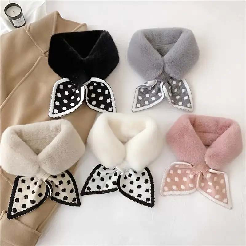 2 pcs Warm Plush Scarf