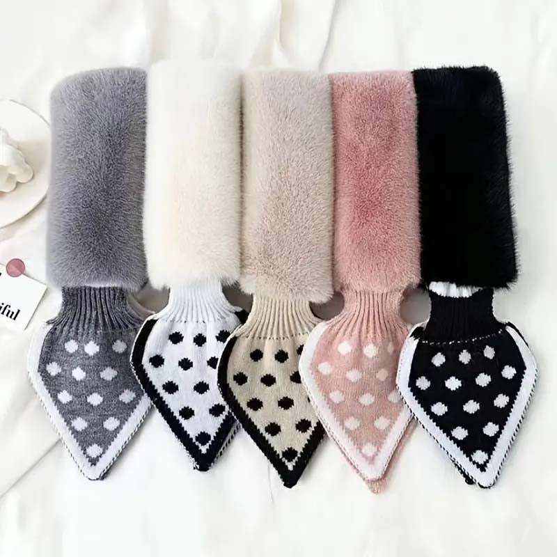 2 pcs Warm Plush Scarf