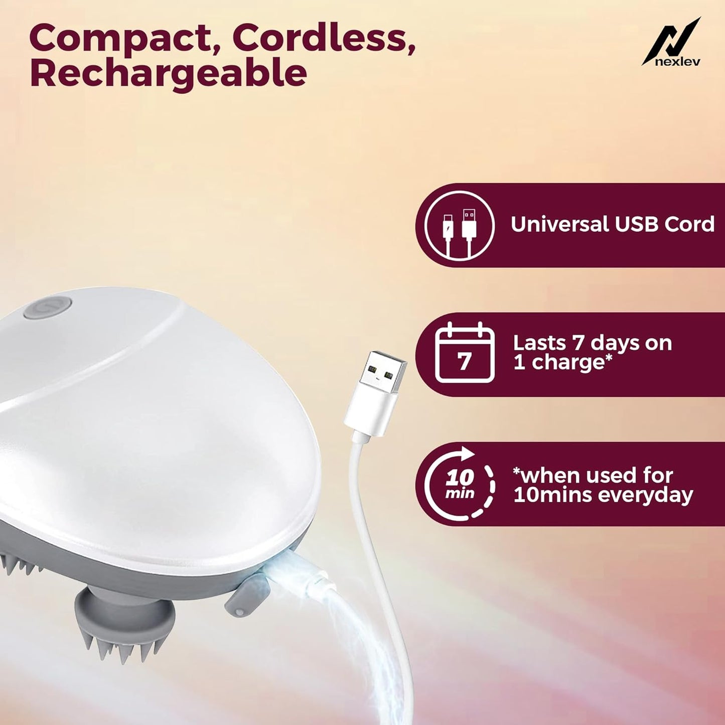 Electric Head Massager | Relieve Stress & Pain