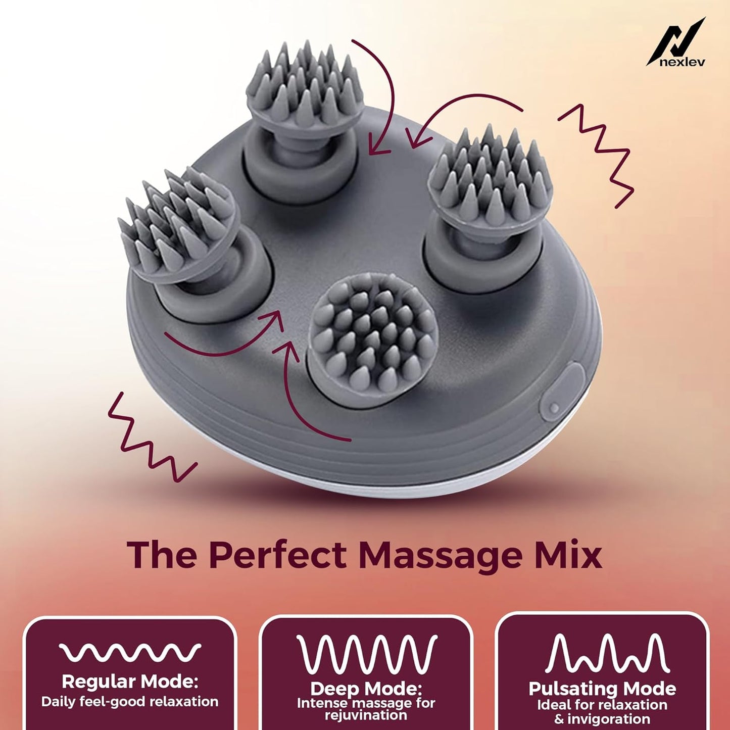 Electric Head Massager | Relieve Stress & Pain