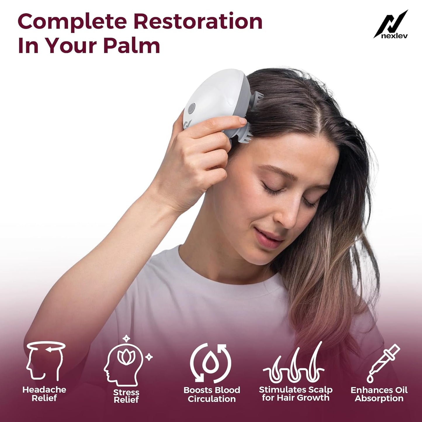 Electric Head Massager | Relieve Stress & Pain