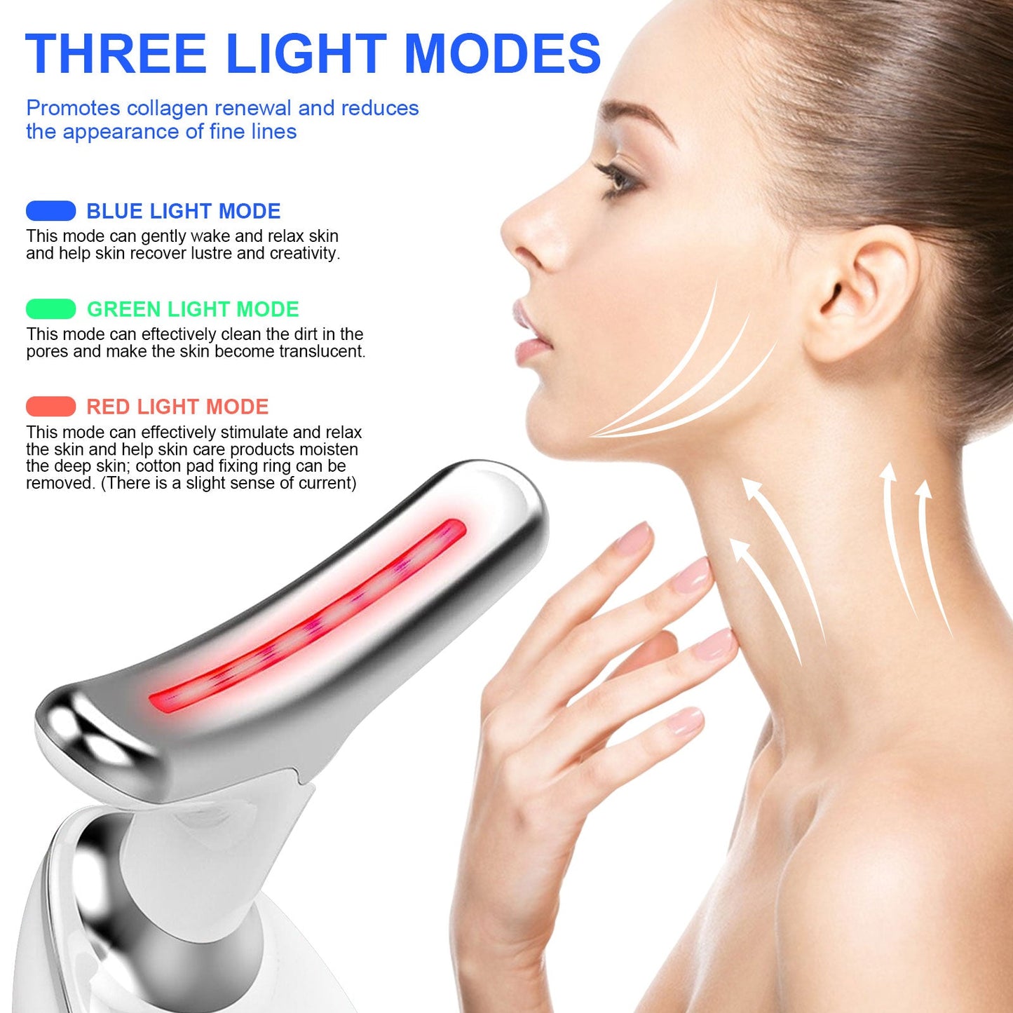 Anti Wrinkles Neck Face Massager, Beauty Massager for Face and Neck