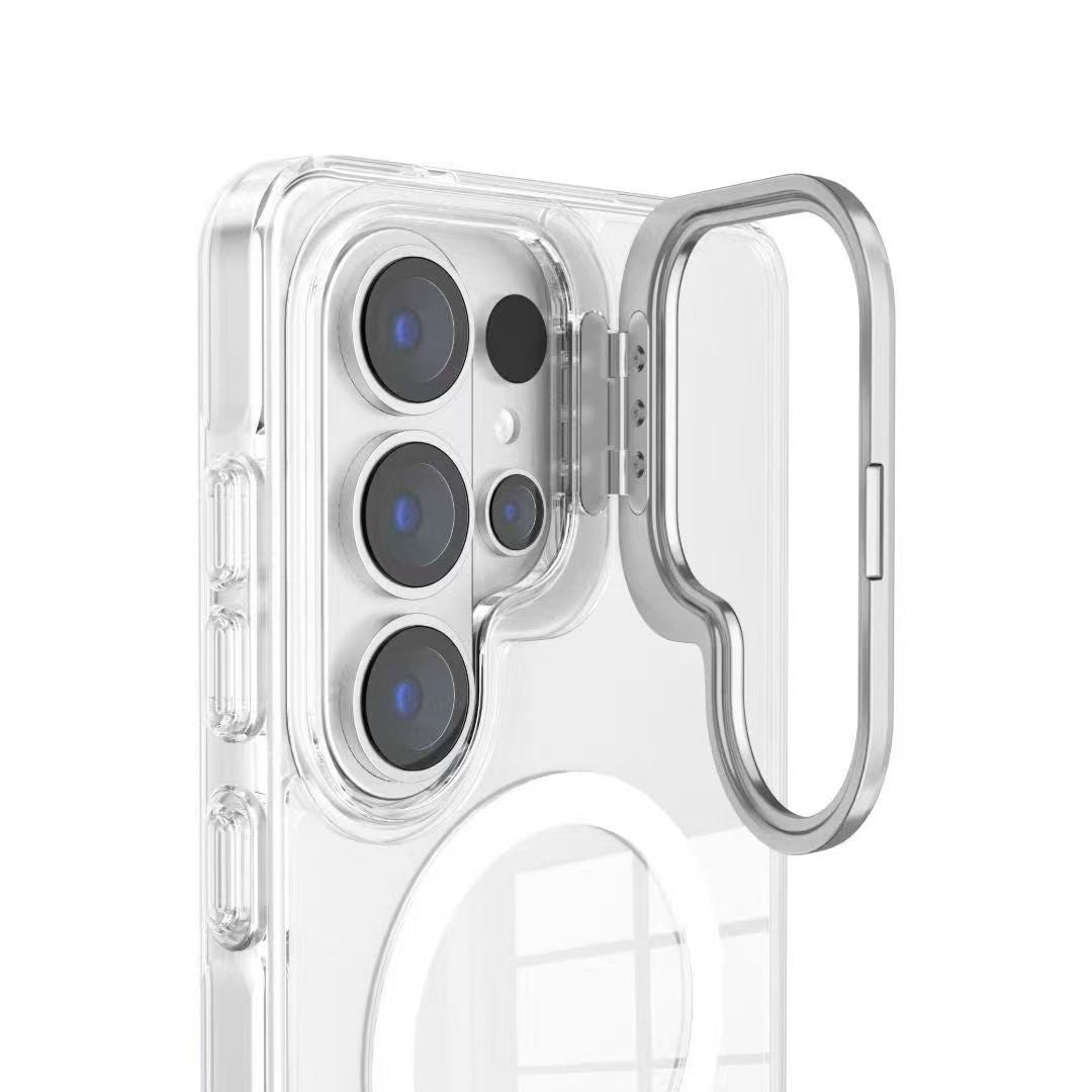 📱🛡️ Transparent Samsung S Series Case | Camera Kickstand
