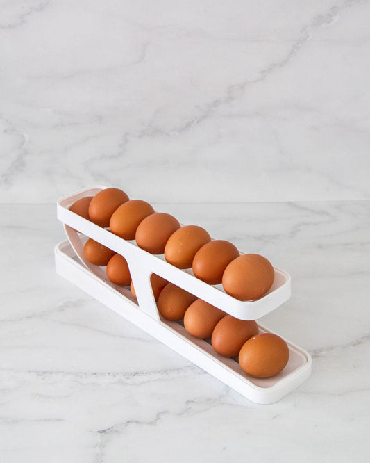 2 pcs Egg Storage Dispenser