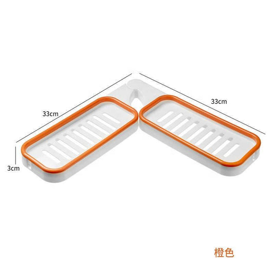 🔄🚿 Multifunction Bathroom Shelf | No-Drill Wall Mounted Rack