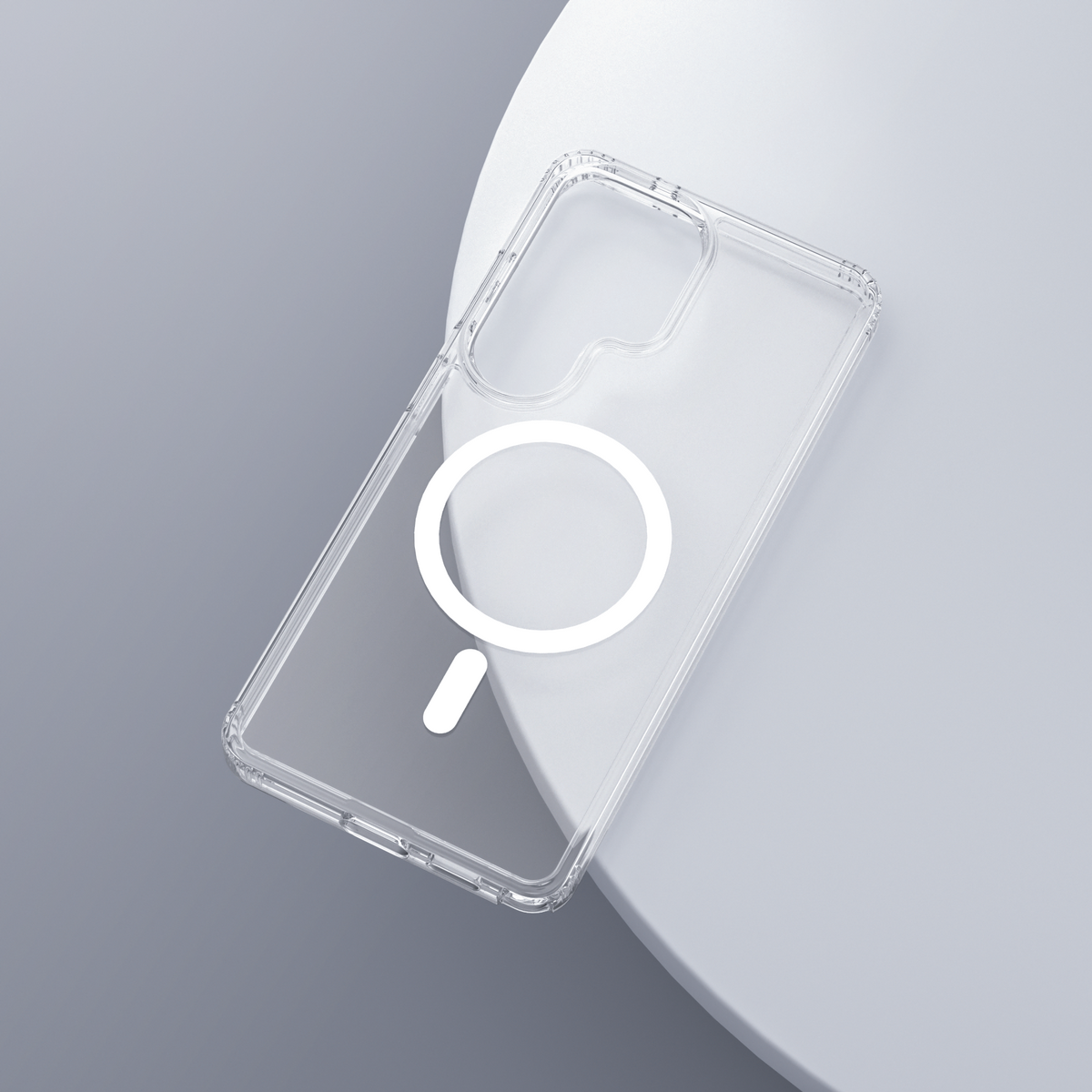 🧲📱 Transparent Magnetic Samsung Case | Anti-Yellowing Wireless Charging Cover