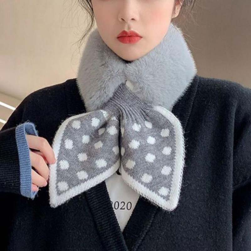 2 pcs Warm Plush Scarf