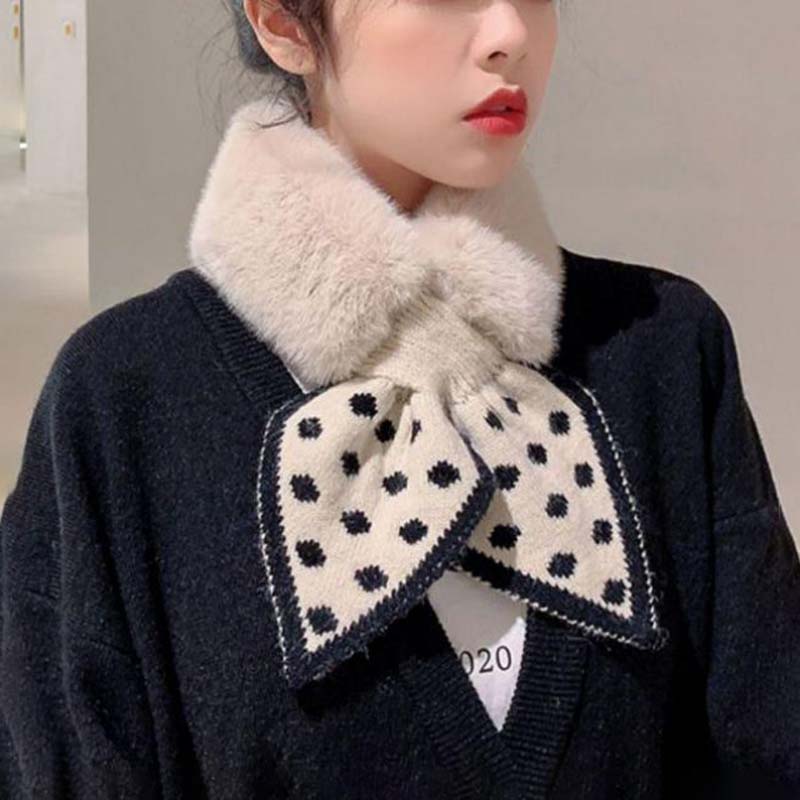 2 pcs Warm Plush Scarf