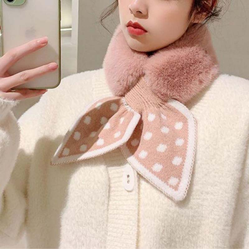 2 pcs Warm Plush Scarf