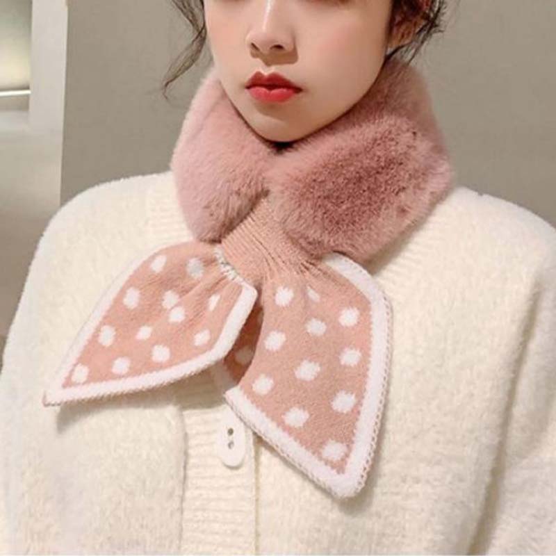 2 pcs Warm Plush Scarf