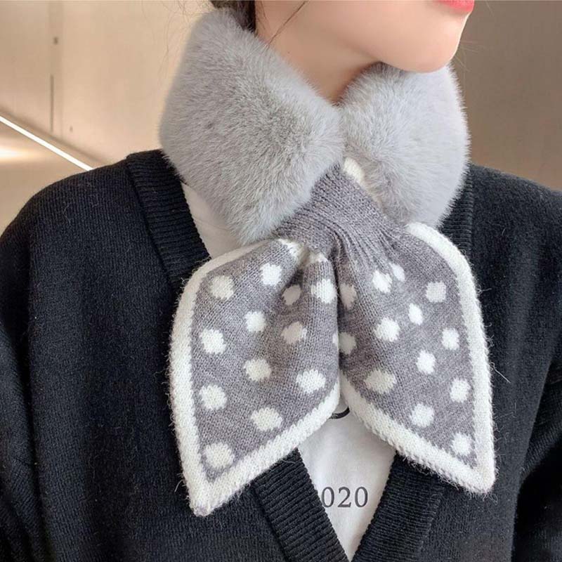 2 pcs Warm Plush Scarf