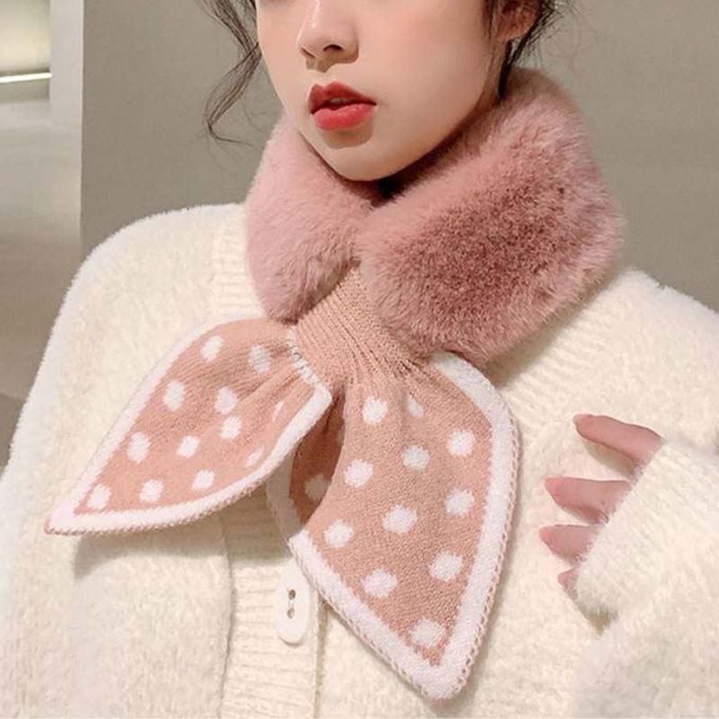 2 pcs Warm Plush Scarf