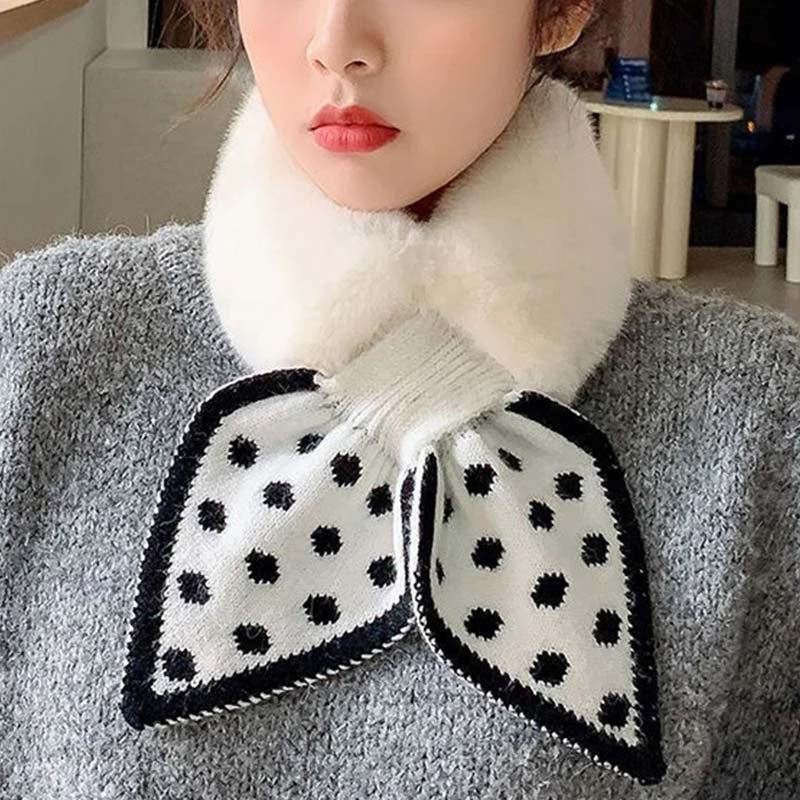 2 pcs Warm Plush Scarf