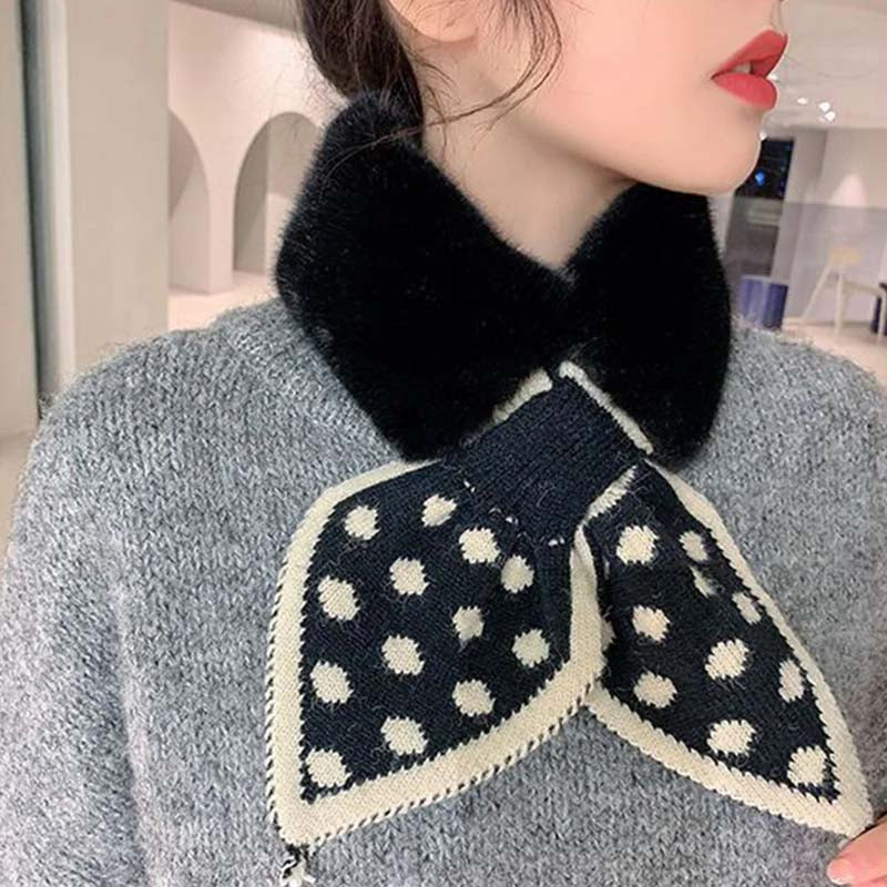 2 pcs Warm Plush Scarf