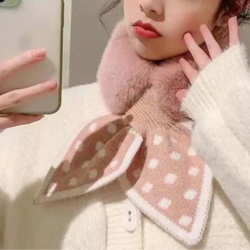 2 pcs Warm Plush Scarf