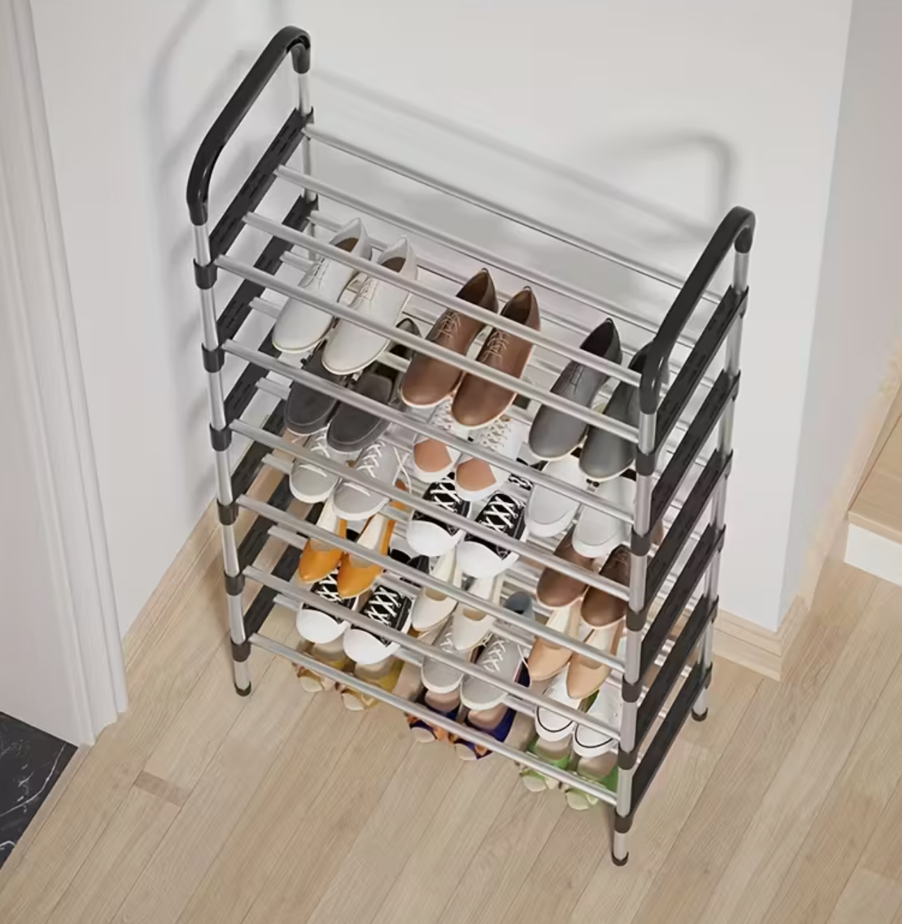 👟✨ 6-Layer Easy-to-Assemble Shoe Rack | Space-Saving Organizer