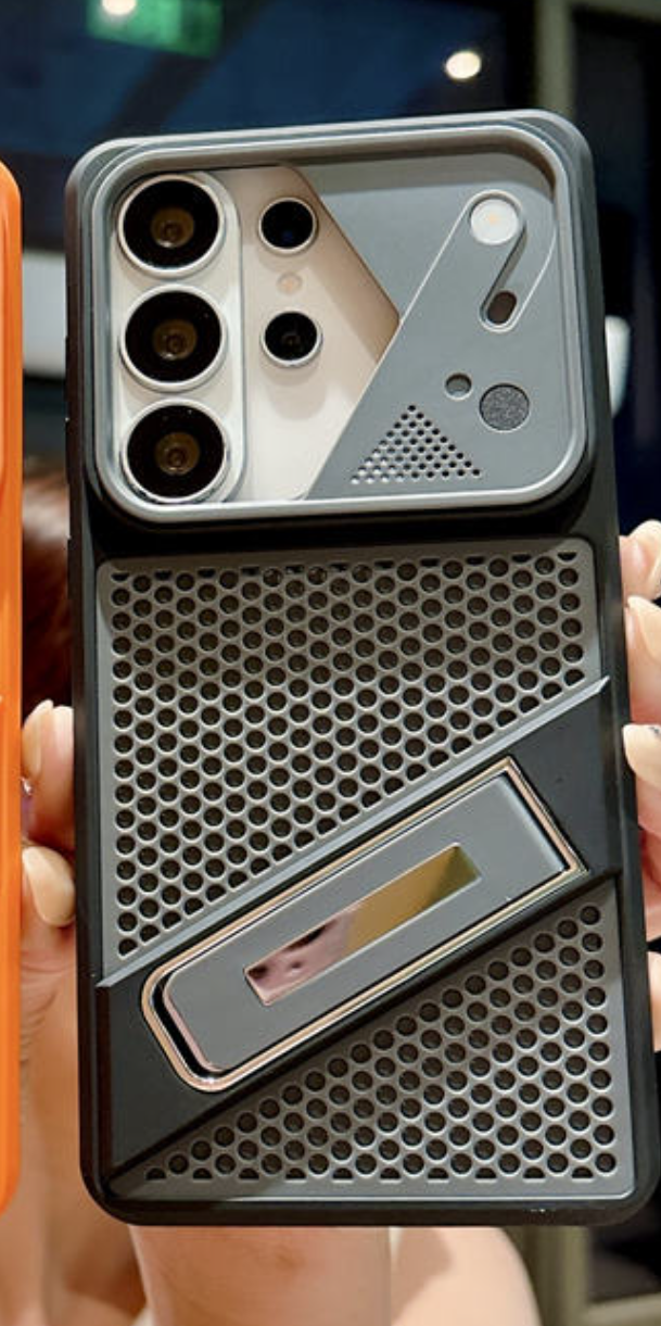 🛡️❄️ Honeycomb Protective Samsung Case | Cooling Design & Detachable Lens
