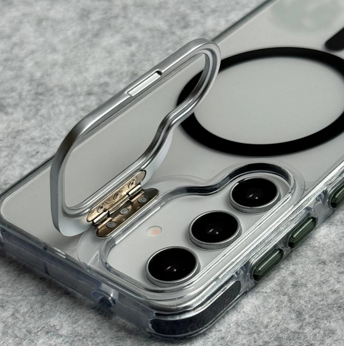 📱🛡️ Transparent Samsung S Series Case | Camera Kickstand