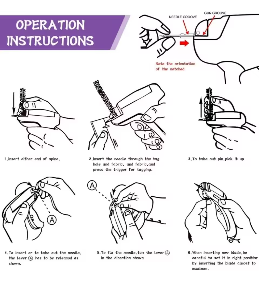 🧵🔧 Stitch Gun | Quick Fabric Tagging Tool