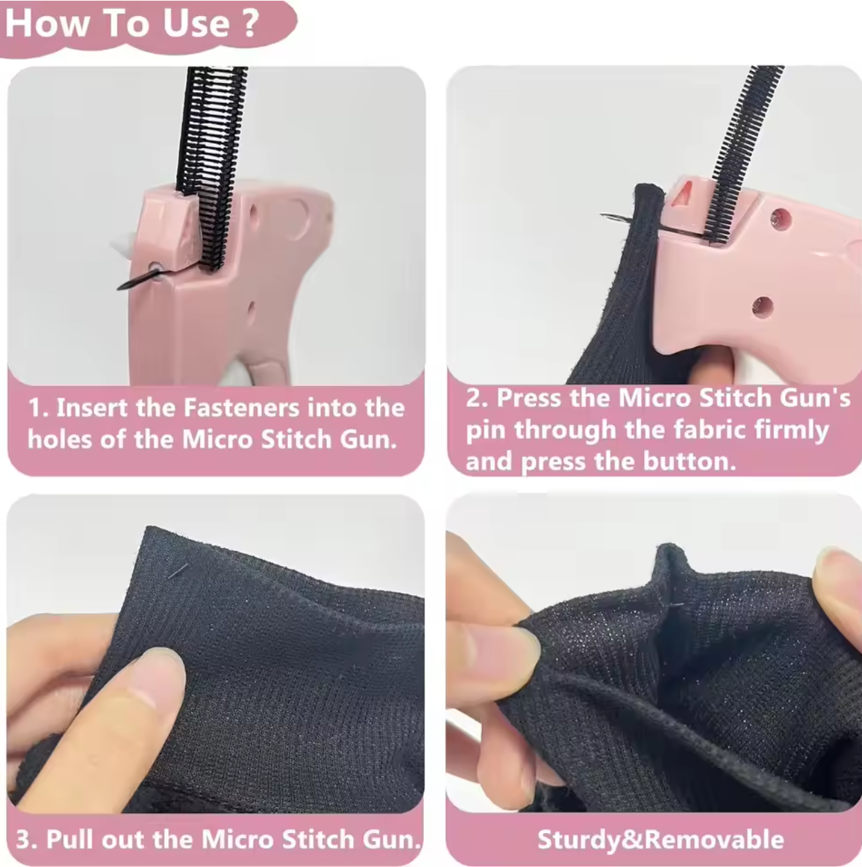 🧵🔧 Stitch Gun | Quick Fabric Tagging Tool