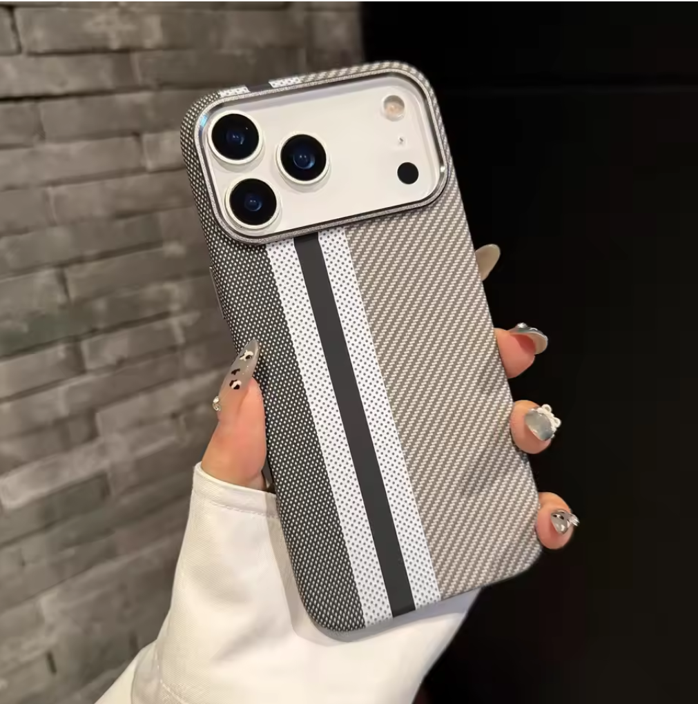 ✨📱 Woven Fabric iPhone Case | Trendy Multicolor Design