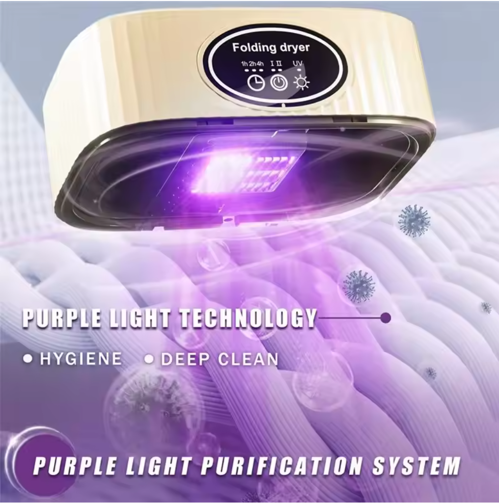 ✨👚 Portable Electric Hang Dryer | Smart Timing Drying