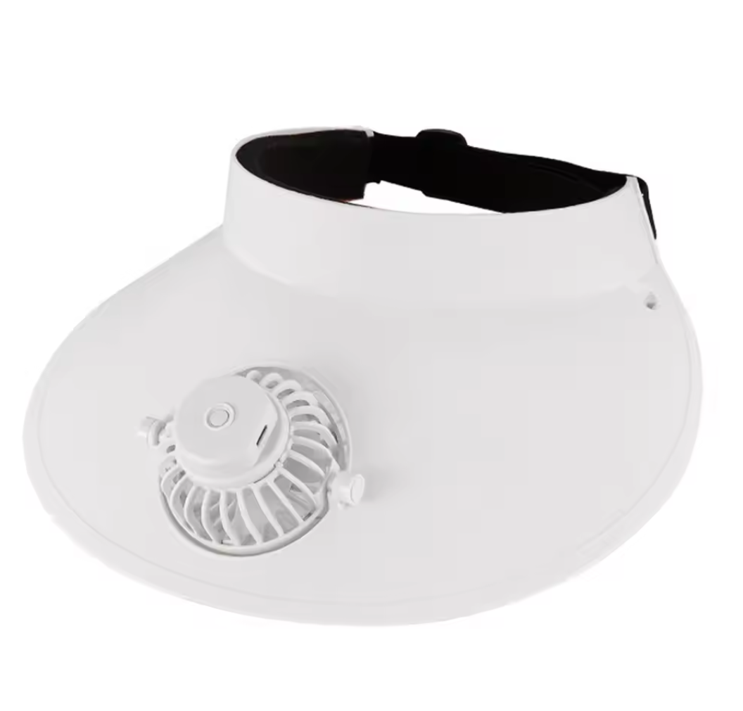 🔋💨 Summer Fan Hat | Portable Outdoor Heat Protection Cap