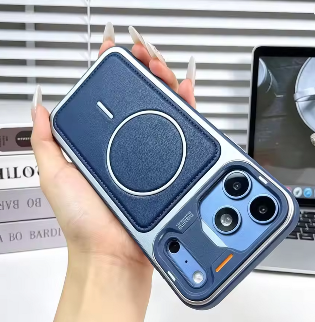 ✨📱 Luxury Magnetic iPhone Case | Leather MagSafe-Compatible Cover