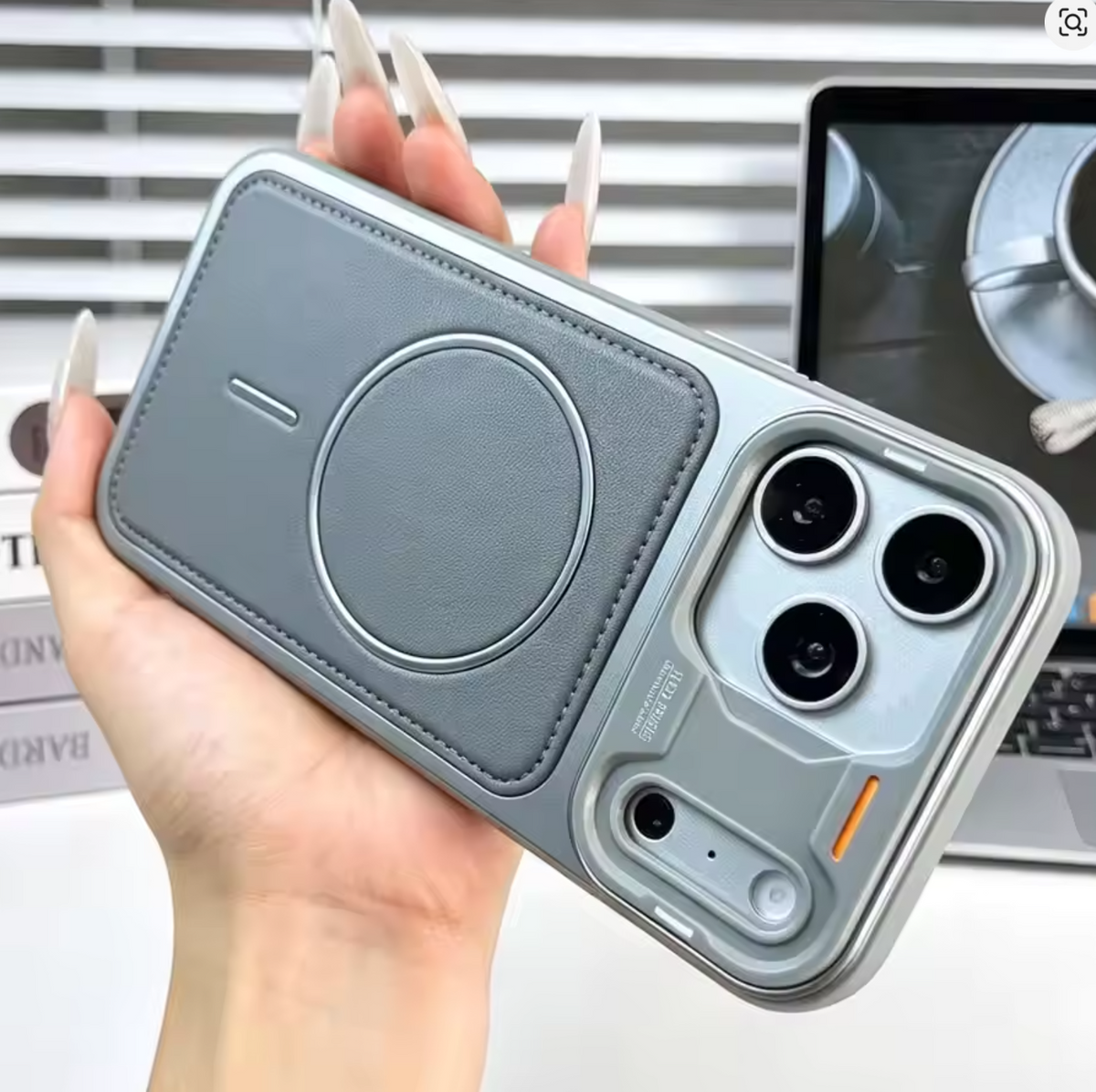 ✨📱 Luxury Magnetic iPhone Case | Leather MagSafe-Compatible Cover