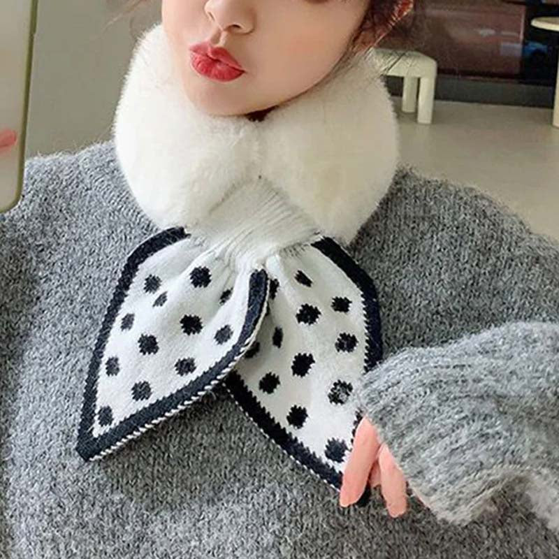 2 pcs Warm Plush Scarf
