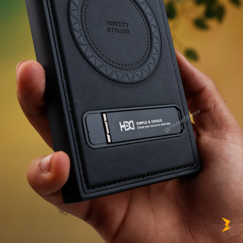 Leather Magsafe Stand Case Samsung