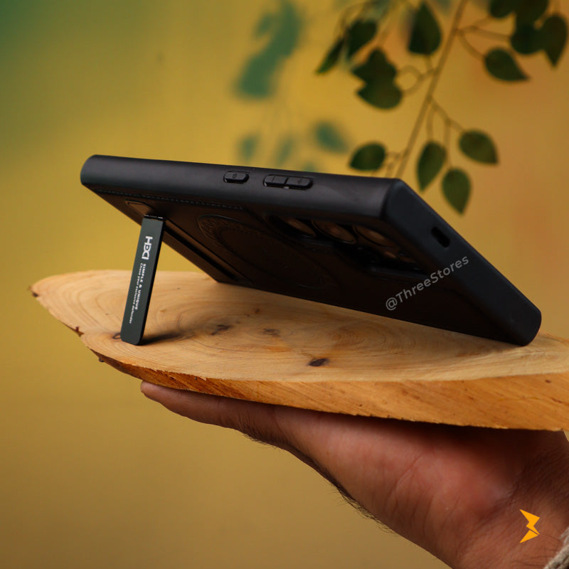 Leather Magsafe Stand Case Samsung