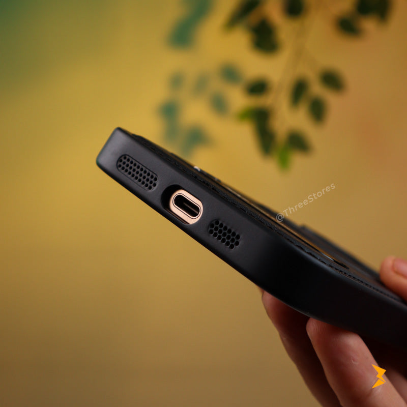 Leather Magsafe Stand iPhone Case