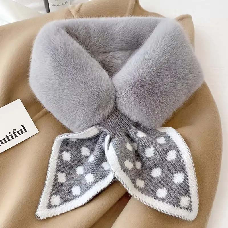 2 pcs Warm Plush Scarf