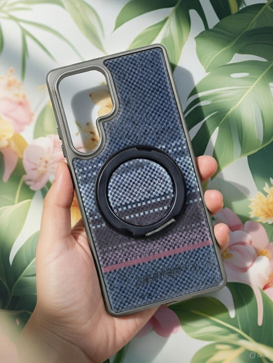 📱✨ MagEZ Case – Tactile Woven for Samsung Galaxy S Series