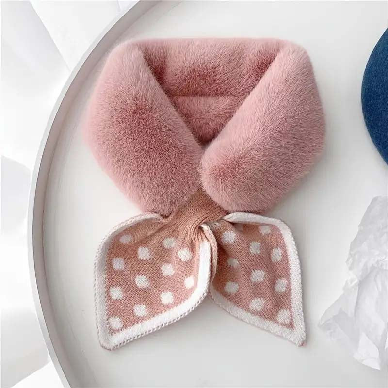 2 pcs Warm Plush Scarf