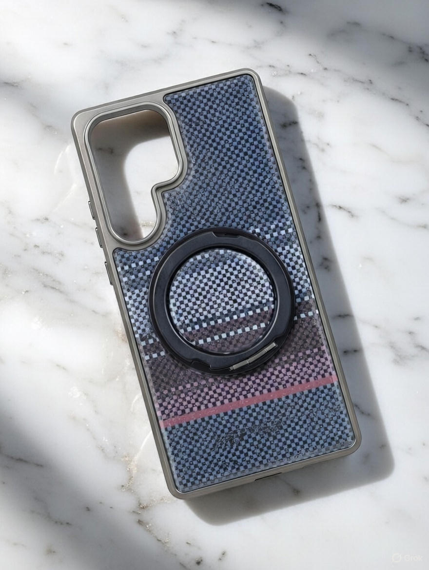 📱✨ MagEZ Case – Tactile Woven for Samsung Galaxy S Series