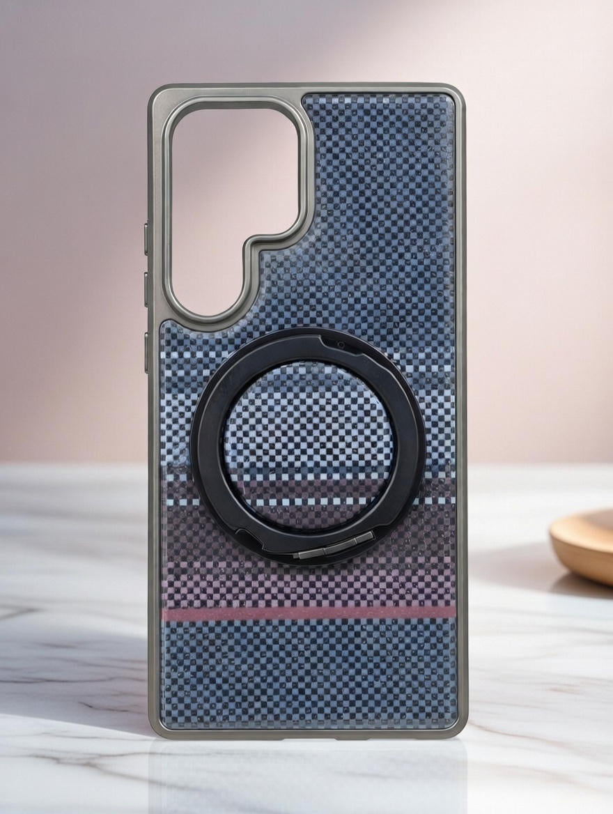 📱✨ MagEZ Case – Tactile Woven for Samsung Galaxy S Series