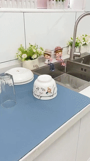 Quick Dry Kitchen Dish Mat | Highly Absorbent